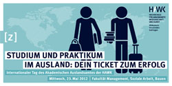 Flyer zum Internationalen Tag an der Fakult&auml;t in Holzminden