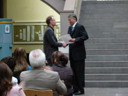 Im Rahmen der BA-Abschlussfeier wurden am 17.09.2009 auch die diesj&auml;hrigen Preistr&auml;gerInne