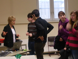 Prof. Dr. Ulrike Bartuch beim BerufsInfoMArkt in Northeim