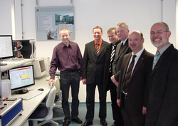 (v.r.n.l.) Andreas Kegler, Manfred Bu&szlig;mann, Klaus L&uuml;ders, Manfred Pfaar, Frank Lange und 