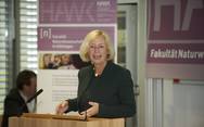 Wissenschaftsministerin Prof. Dr. Johanna Wanka gratulierte zum 20. Bestehen der G&ouml;ttinger HAWK