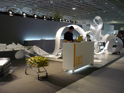 Messestand der HAWK auf der Light + Building