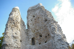 Die Ruine der Burganlage in Osterode (HAWK 2012)