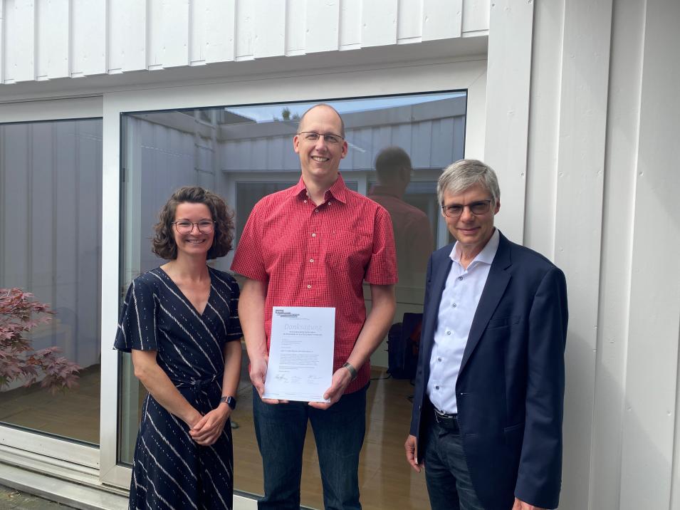 Institut für Prüfung und Forschung ist langjähriger Fördernde. 